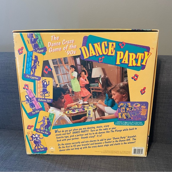 Vintage Dance Party Game Golden Dance Craze Board Game Of The 90'S (1991) As-is - Picture 5 of 6